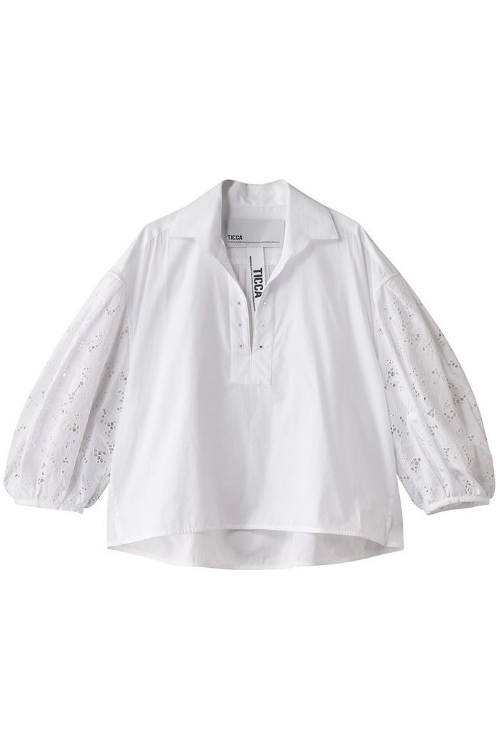 【ティッカ/TICCA】のフラワーレースパフスリーブシャツ インテリア・キッズ・メンズ・レディースファッション・服の通販 founy(ファニー) https://founy.com/ ファッション Fashion レディースファッション WOMEN トップス・カットソー Tops/Tshirt シャツ/ブラウス Shirts/Blouses カッティング Cutting クール Cool スリーブ Sleeve モチーフ Motif レース Race ロング Long エレガント 上品 Elegant 人気 Popularity 今季 This Season |ID: prp329100004362457 ipo3291000000030498168