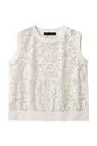 【ミズイロ インド/mizuiro ind】のcrochet net with embroidery vest ベスト off white|ID: prp329100004362461 ipo3291000000032953373