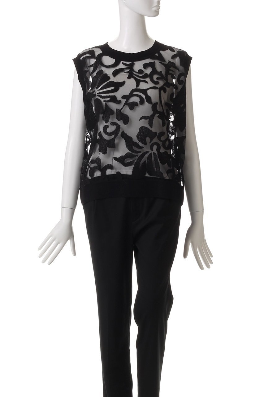 【ミズイロ インド/mizuiro ind】のcrochet net with embroidery vest ベスト 人気、トレンドファッション・服の通販 founy(ファニー) 　ファッション　Fashion　レディースファッション　Fashion for Women　トップス・カットソー　Cut & Sew Tops　ニット　Knit Tops & Sweaters　ベスト&ジレ / 重ね着スタイル　Vests & Gilets　カジュアルプルオーバー・ニットトップス　Pullovers & Knit Tops / Casual Pullovers　インナー　Innerwear　エレガント 上品　Elegant　シンプル　Simple, Minimal　ベスト　Vest, Waistcoat　other-2|ID: prp329100004362461 ipo3291000000032953379