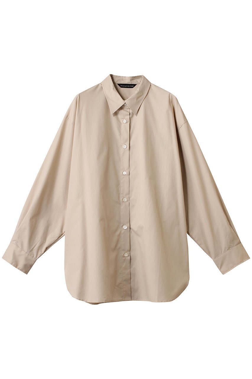 【ミズイロ インド/mizuiro ind】のmens like wide shirt シャツ インテリア・キッズ・メンズ・レディースファッション・服の通販 founy(ファニー) 　ファッション　Fashion　レディースファッション　WOMEN　トップス・カットソー　Tops/Tshirt　シャツ/ブラウス　Shirts/Blouses　2025年　2025　2025春夏・S/S　Ss,Spring/Summer,2025　シンプル　Simple　スリーブ　Sleeve　トレンド　Trend　リラックス　Relax　ロング　Long　ワイド　Wide　夏　Summer　春　Spring　S/S・春夏　Ss・Spring/Summer　羽織　Haori　beige|ID: prp329100004362462 ipo3291000000030498193