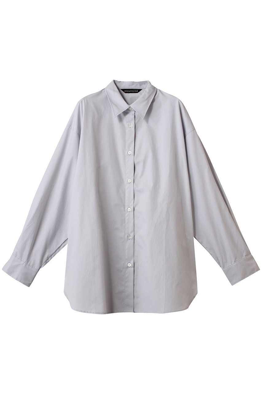 【ミズイロ インド/mizuiro ind】のmens like wide shirt シャツ インテリア・キッズ・メンズ・レディースファッション・服の通販 founy(ファニー) 　ファッション　Fashion　レディースファッション　WOMEN　トップス・カットソー　Tops/Tshirt　シャツ/ブラウス　Shirts/Blouses　2025年　2025　2025春夏・S/S　Ss,Spring/Summer,2025　シンプル　Simple　スリーブ　Sleeve　トレンド　Trend　リラックス　Relax　ロング　Long　ワイド　Wide　夏　Summer　春　Spring　S/S・春夏　Ss・Spring/Summer　羽織　Haori　l.gray|ID: prp329100004362462 ipo3291000000030498195