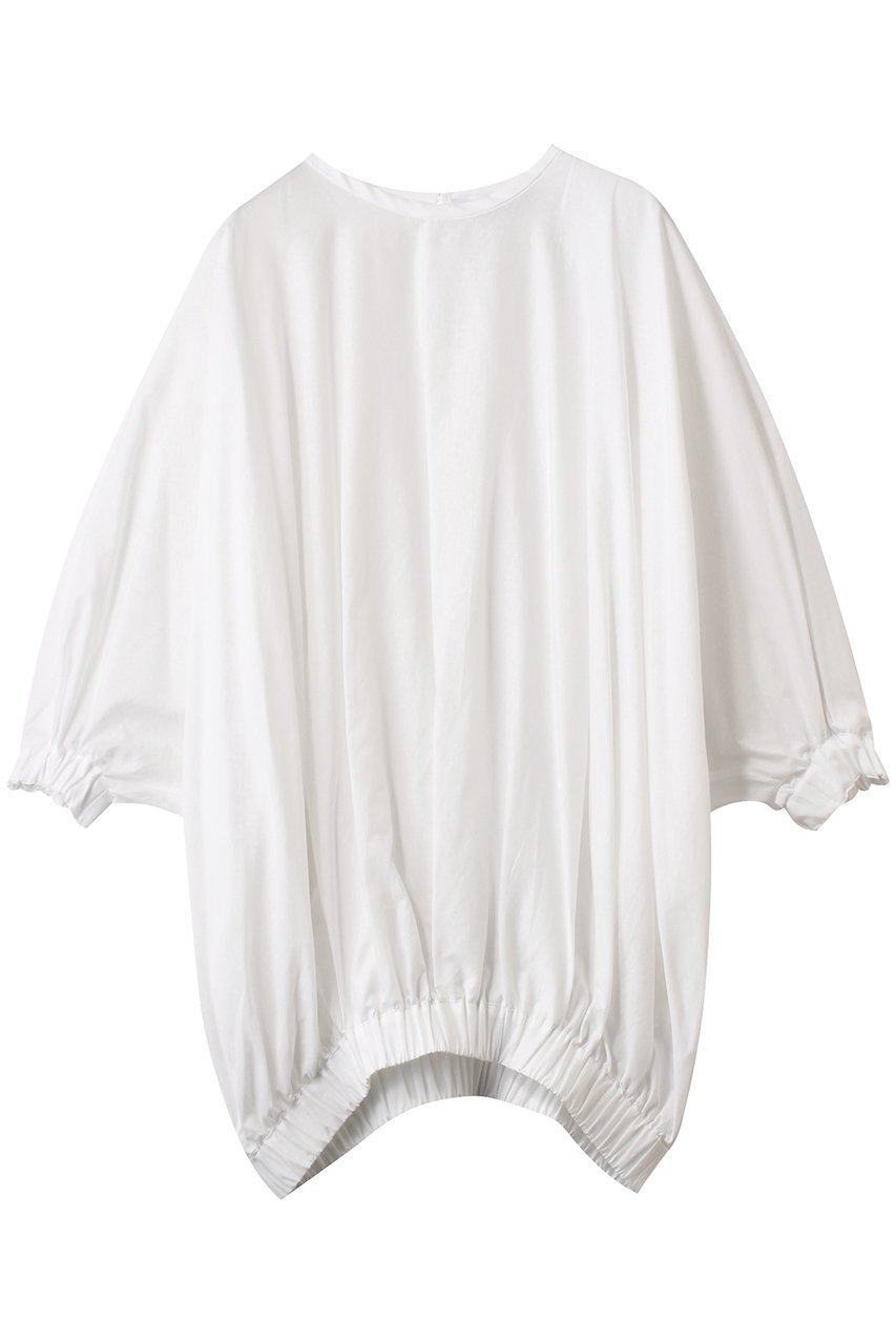 【ミズイロ インド/mizuiro ind】のdolman volume P/O プルオーバー インテリア・キッズ・メンズ・レディースファッション・服の通販 founy(ファニー) 　ファッション　Fashion　レディースファッション　Fashion for Women　トップス・カットソー　Cut & Sew Tops　シャツ・ブラウス・オフィスカジュアル　Elegant Blouses & Button-Ups　ロングTシャツ・Tシャツ　Longline T-Shirts & Tees　カジュアルプルオーバー・ニットトップス　Pullovers & Knit Tops / Casual Pullovers　カットソー・ベーシックTシャツ　Cut-and-Sewn Tops / Stretch Tees & Basics　エレガント 上品　Elegant　ギャザー　Gathered, Ruffled　ショート　Short, Short Length　シンプル　Simple, Minimal　スリーブ　Sleeve, Long Sleeve / Short Sleeve　リラックス　Relax, Relaxed Fit　off white|ID: prp329100004362463 ipo3291000000032879572