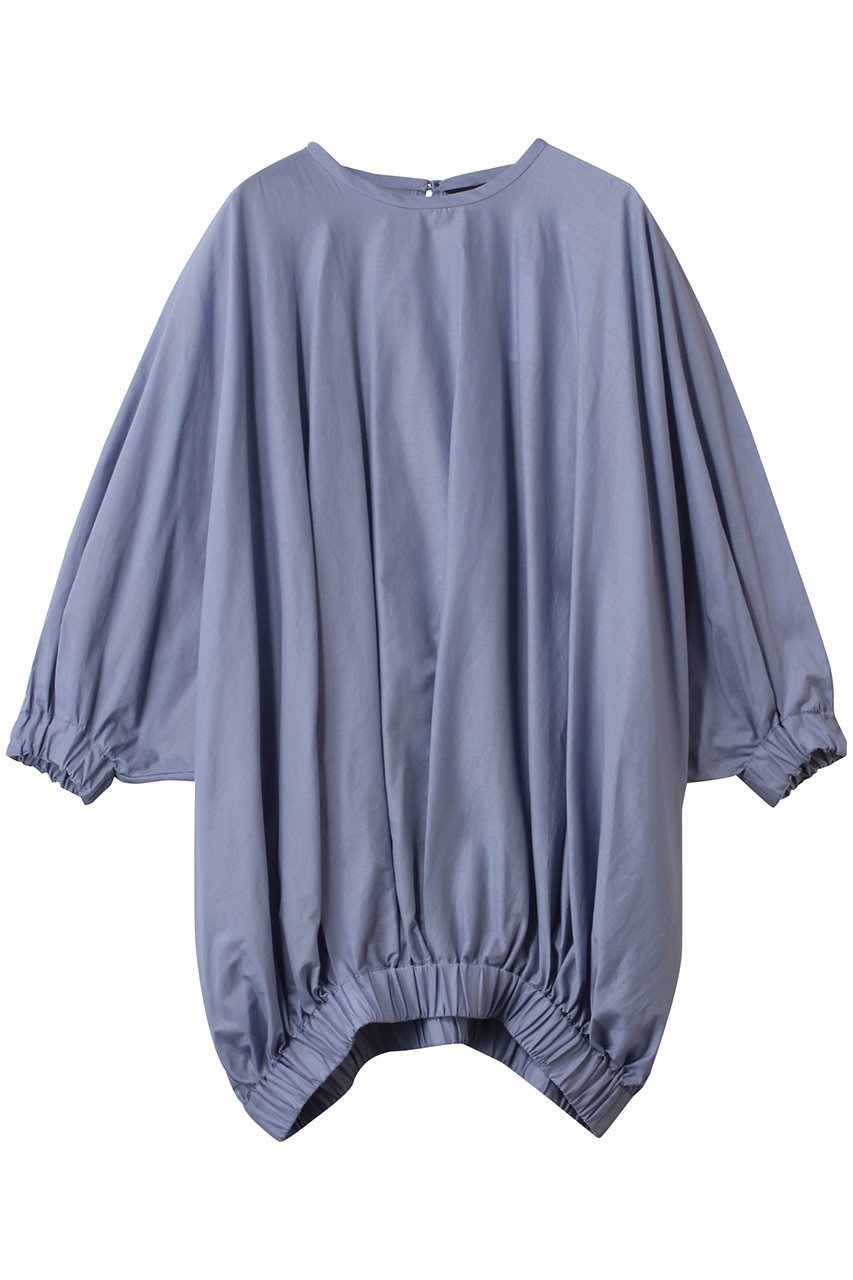 【ミズイロ インド/mizuiro ind】のdolman volume P/O プルオーバー インテリア・キッズ・メンズ・レディースファッション・服の通販 founy(ファニー) 　ファッション　Fashion　レディースファッション　Fashion for Women　トップス・カットソー　Cut & Sew Tops　シャツ・ブラウス・オフィスカジュアル　Elegant Blouses & Button-Ups　ロングTシャツ・Tシャツ　Longline T-Shirts & Tees　カジュアルプルオーバー・ニットトップス　Pullovers & Knit Tops / Casual Pullovers　カットソー・ベーシックTシャツ　Cut-and-Sewn Tops / Stretch Tees & Basics　エレガント 上品　Elegant　ギャザー　Gathered, Ruffled　ショート　Short, Short Length　シンプル　Simple, Minimal　スリーブ　Sleeve, Long Sleeve / Short Sleeve　リラックス　Relax, Relaxed Fit　l.blue|ID: prp329100004362463 ipo3291000000032879577