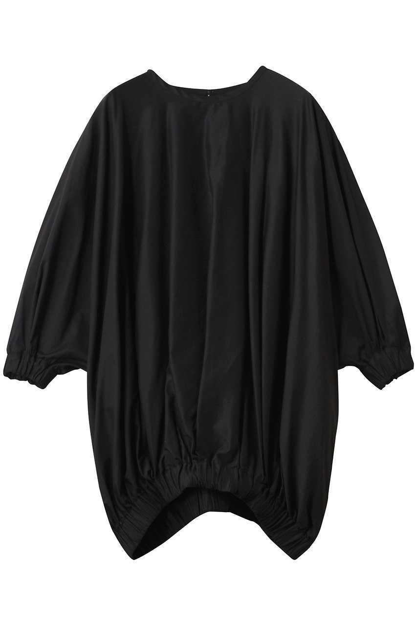 【ミズイロ インド/mizuiro ind】のdolman volume P/O プルオーバー インテリア・キッズ・メンズ・レディースファッション・服の通販 founy(ファニー) 　ファッション　Fashion　レディースファッション　Fashion for Women　トップス・カットソー　Cut & Sew Tops　シャツ・ブラウス・オフィスカジュアル　Elegant Blouses & Button-Ups　ロングTシャツ・Tシャツ　Longline T-Shirts & Tees　カジュアルプルオーバー・ニットトップス　Pullovers & Knit Tops / Casual Pullovers　カットソー・ベーシックTシャツ　Cut-and-Sewn Tops / Stretch Tees & Basics　エレガント 上品　Elegant　ギャザー　Gathered, Ruffled　ショート　Short, Short Length　シンプル　Simple, Minimal　スリーブ　Sleeve, Long Sleeve / Short Sleeve　リラックス　Relax, Relaxed Fit　black|ID: prp329100004362463 ipo3291000000032879584