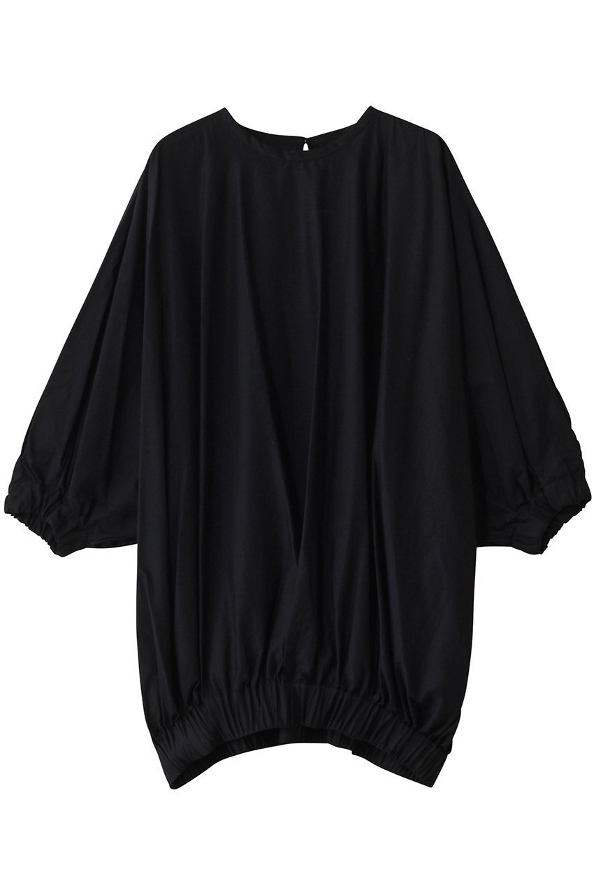 【ミズイロ インド/mizuiro ind】のdolman volume P/O プルオーバー インテリア・キッズ・メンズ・レディースファッション・服の通販 founy(ファニー) 　ファッション　Fashion　レディースファッション　Fashion for Women　トップス・カットソー　Cut & Sew Tops　シャツ・ブラウス・オフィスカジュアル　Elegant Blouses & Button-Ups　ロングTシャツ・Tシャツ　Longline T-Shirts & Tees　カジュアルプルオーバー・ニットトップス　Pullovers & Knit Tops / Casual Pullovers　カットソー・ベーシックTシャツ　Cut-and-Sewn Tops / Stretch Tees & Basics　エレガント 上品　Elegant　ギャザー　Gathered, Ruffled　ショート　Short, Short Length　シンプル　Simple, Minimal　スリーブ　Sleeve, Long Sleeve / Short Sleeve　リラックス　Relax, Relaxed Fit　navy|ID: prp329100004362463 ipo3291000000032879592