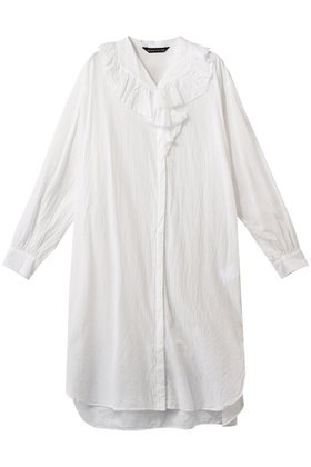 【ミズイロ インド/mizuiro ind】 frill collar shirt OP ワンピース人気、トレンドファッション・服の通販 founy(ファニー) ファッション Fashion レディースファッション Fashion for Women ワンピース Dresses チュニック Tunic Tops & Dresses チュニック Tunic, Long Top フェミニン Feminine, Girly フリル Frill, Ruffle リラックス Relax, Relaxed Fit ロング Long, Long-Length エレガント 上品 Elegant 夏 Summer 旅行 Travel 春 Spring S/S・春夏 SS, Spring/Summer, Warm Season |ID:prp329100004362464