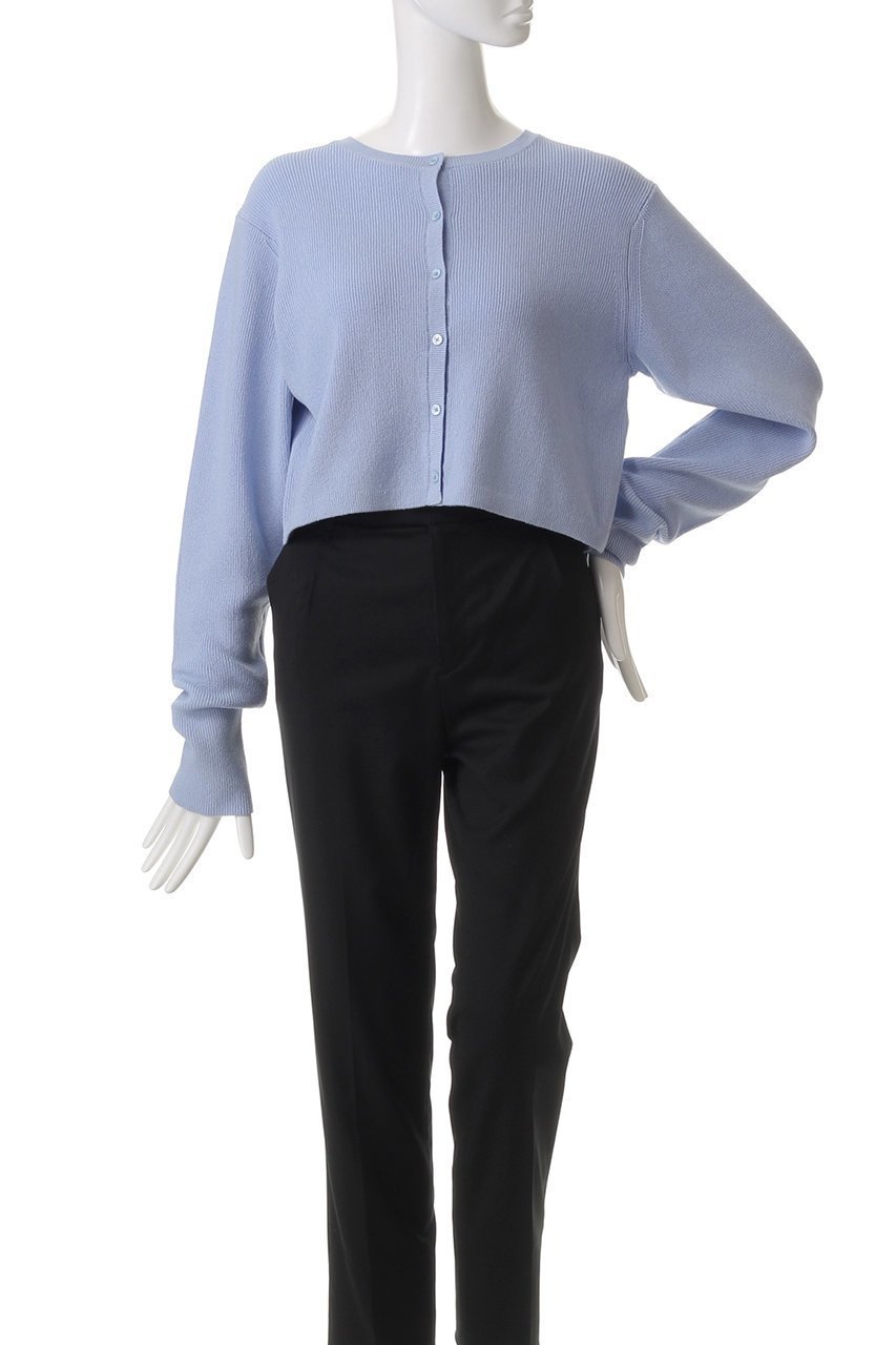 【ハー/HER.】のC/Pショートカーディガン 人気、トレンドファッション・服の通販 founy(ファニー) 　ファッション　Fashion　レディースファッション　Fashion for Women　トップス・カットソー　Cut & Sew Tops　ニット　Knit Tops & Sweaters　カーディガン・羽織り　Layered Style Cardigans　カーディガン　Cardigan, Knitwear　ショート　Short, Short Length　トレンド　Trend, Trending Now　バランス　Balance, Style Balance　畦　Ribbed Knit　other-2|ID: prp329100004363320 ipo3291000000032951648
