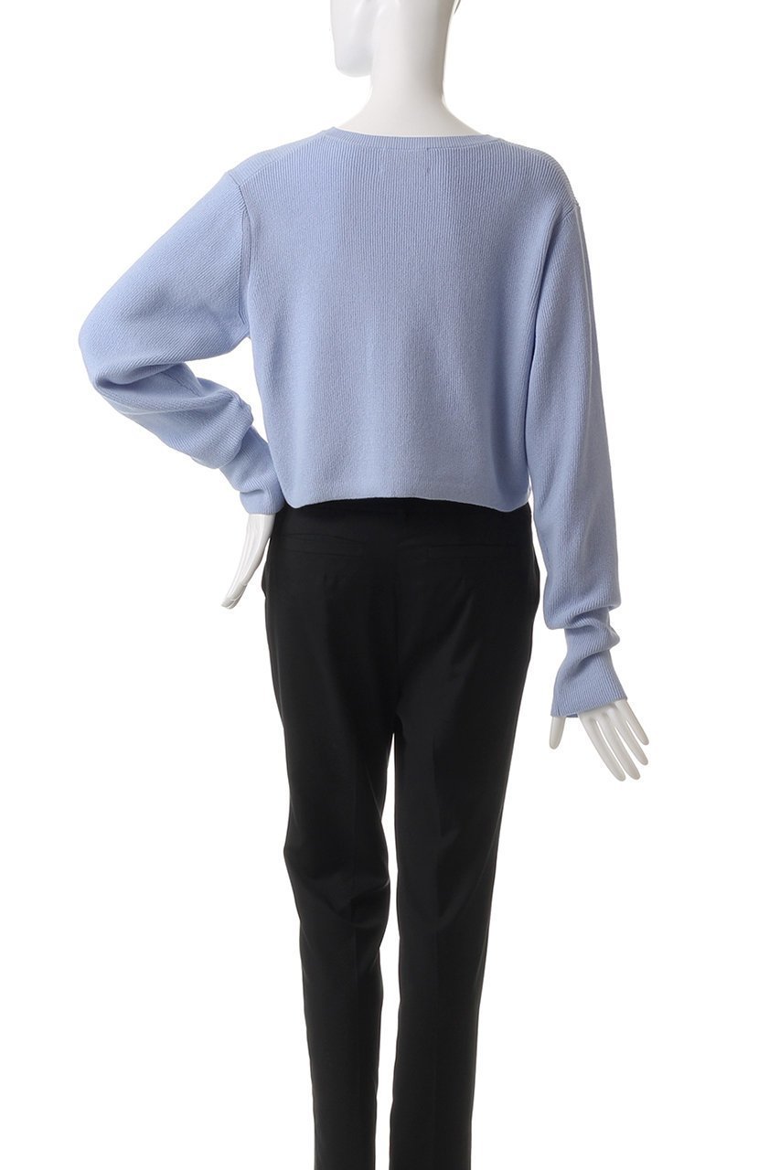 【ハー/HER.】のC/Pショートカーディガン 人気、トレンドファッション・服の通販 founy(ファニー) 　ファッション　Fashion　レディースファッション　Fashion for Women　トップス・カットソー　Cut & Sew Tops　ニット　Knit Tops & Sweaters　カーディガン・羽織り　Layered Style Cardigans　カーディガン　Cardigan, Knitwear　ショート　Short, Short Length　トレンド　Trend, Trending Now　バランス　Balance, Style Balance　畦　Ribbed Knit　other-4|ID: prp329100004363320 ipo3291000000032951655