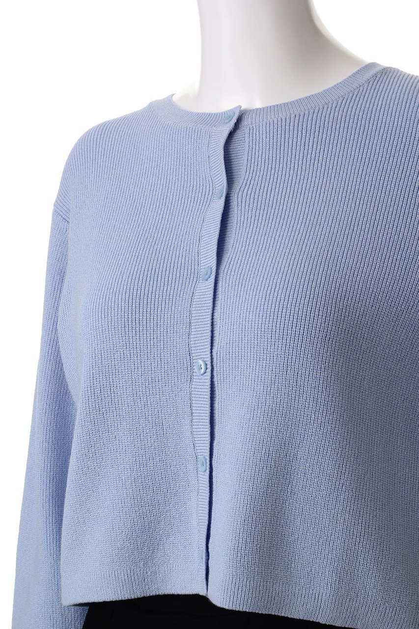 【ハー/HER.】のC/Pショートカーディガン 人気、トレンドファッション・服の通販 founy(ファニー) 　ファッション　Fashion　レディースファッション　Fashion for Women　トップス・カットソー　Cut & Sew Tops　ニット　Knit Tops & Sweaters　カーディガン・羽織り　Layered Style Cardigans　カーディガン　Cardigan, Knitwear　ショート　Short, Short Length　トレンド　Trend, Trending Now　バランス　Balance, Style Balance　畦　Ribbed Knit　other-5|ID: prp329100004363320 ipo3291000000032951658