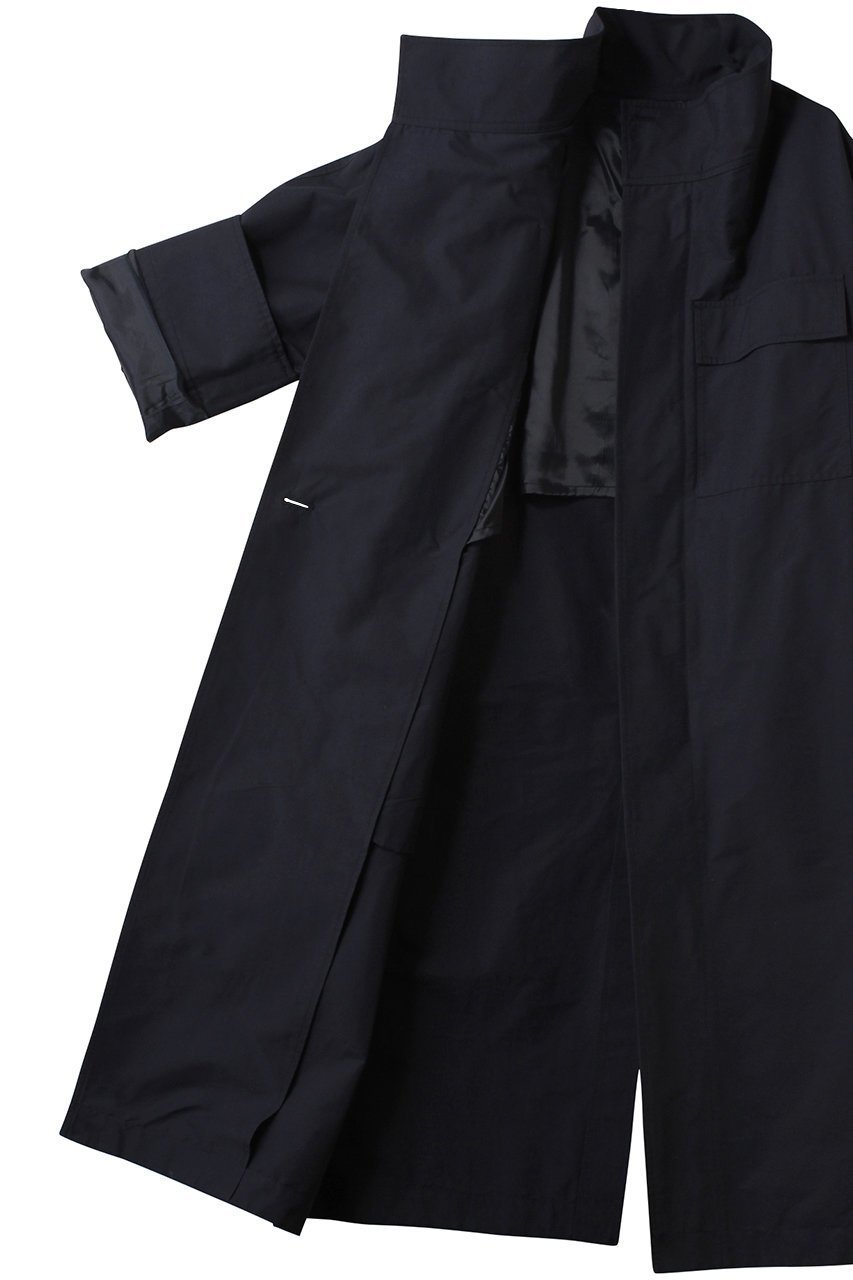 【ハー/HER.】のスタンドカラーロングコート 人気、トレンドファッション・服の通販 founy(ファニー) 　ファッション　Fashion　レディースファッション　WOMEN　アウター　Coat Outerwear　コート　Coats　オックス　Ox　スタンド　Stand　フラップ　Flap　ポケット　Pocket　ロング　Long　other-6|ID: prp329100004363322 ipo3291000000031341193