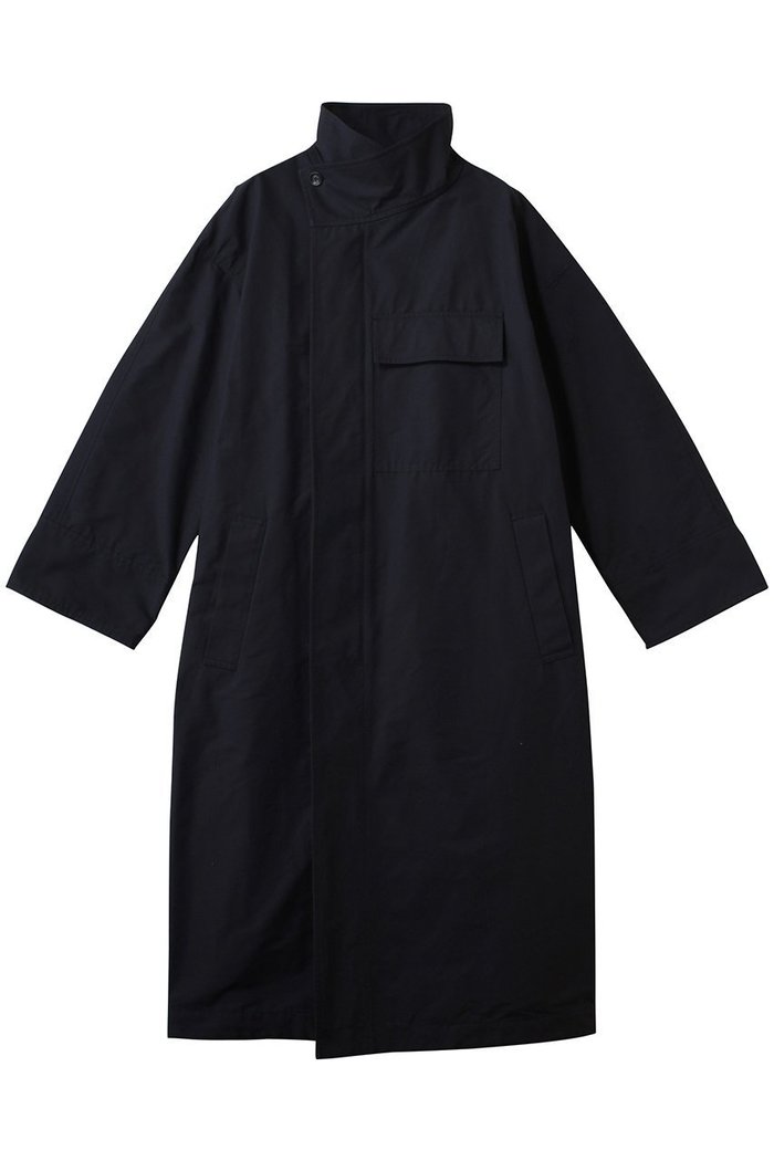 【ハー/HER.】のスタンドカラーロングコート インテリア・キッズ・メンズ・レディースファッション・服の通販 founy(ファニー) https://founy.com/ ファッション Fashion レディースファッション Fashion for Women アウター Coat / Outerwear Collection コート・ロングコート・ピーコート Long Coats, Peacoats & More オックス Oxford Fabric スタンド Stand Collar, Upright Stand フラップ Flap, Flap Pocket ポケット Pocket, Pocket Detail ロング Long, Long-Length |ID: prp329100004363322 ipo3291000000032933164