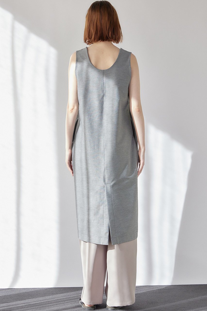 【フローレント/FLORENT】のツイルジャージノースリーブドレス 人気、トレンドファッション・服の通販 founy(ファニー) 　ファッション　Fashion　レディースファッション　WOMEN　ワンピース　Dress　ドレス　Party Dresses　チュニック　Tunic　インナー　Inner　ストレッチ　Stretch　チュニック　Tunic　ドレス　Dress　ノースリーブ　No Sleeve　ロング　Long　other-7|ID: prp329100004364143 ipo3291000000031340123