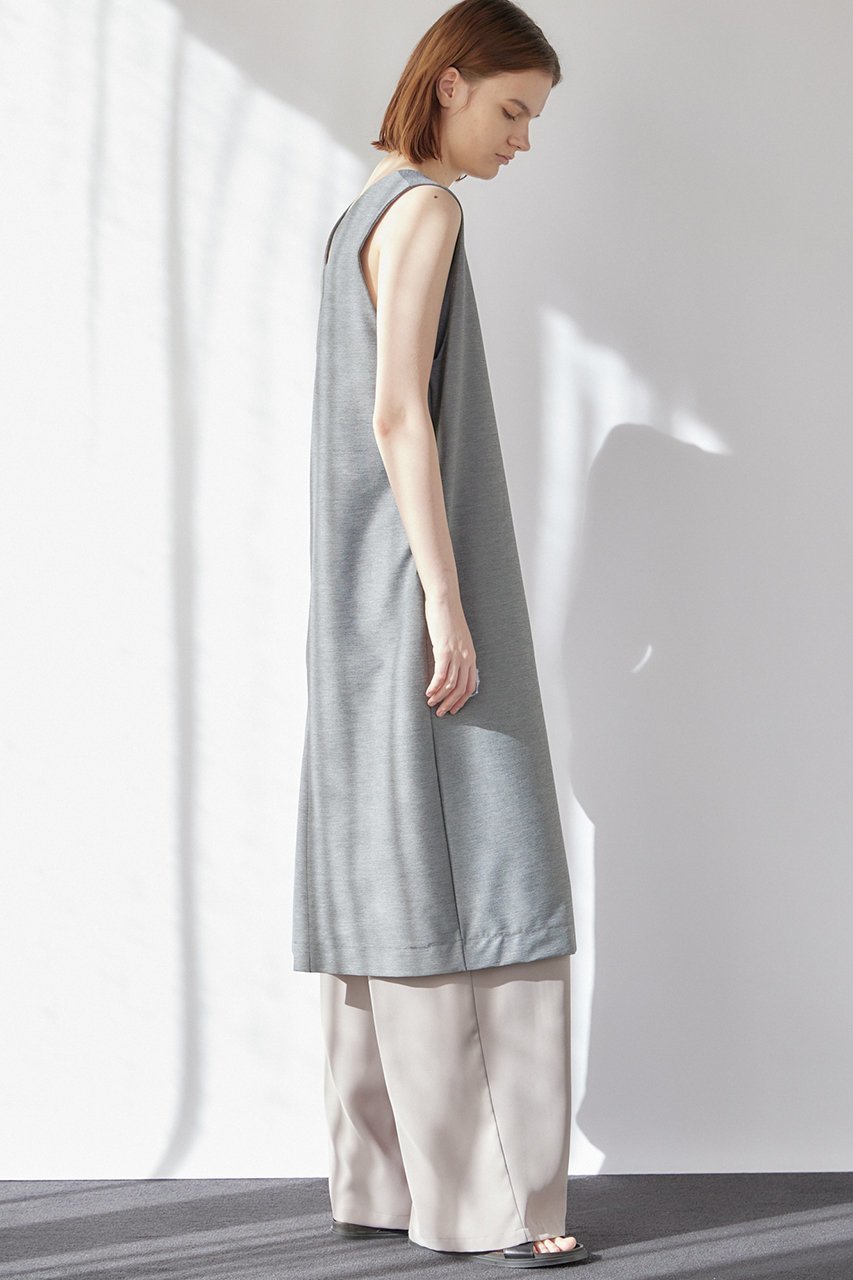 【フローレント/FLORENT】のツイルジャージノースリーブドレス 人気、トレンドファッション・服の通販 founy(ファニー) 　ファッション　Fashion　レディースファッション　Fashion for Women　ワンピース　Dresses　フォーマル・パーティードレス・結婚式用ドレス　Elegant & Casual Dresses　チュニック　Tunic Tops & Dresses　インナー　Innerwear　ストレッチ　Stretch, Stretchy Fabric　チュニック　Tunic, Long Top　ドレス　Dress, One-Piece　ノースリーブ　Sleeveless, No-Sleeve　ロング　Long, Long-Length　other-8|ID: prp329100004364143 ipo3291000000035551643