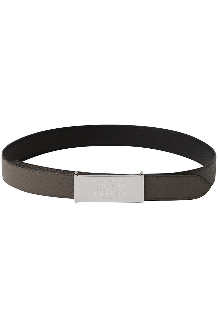 【メゾン マルジェラ/MAISON MARGIELA】のロゴ入り ベルト30MM リバーシブル インテリア・キッズ・メンズ・レディースファッション・服の通販 founy(ファニー) 　ファッション　Fashion　レディースファッション　Fashion for Women　ベルト&ウエストマーク　Belts & Waist Accessories　なめらか　Smooth, Silky Texture　シルバー　Silver, Metallic Silver　リバーシブル　Reversible, Two-Sided　ブラック/グラファイト|ID: prp329100004364145 ipo3291000000032815248