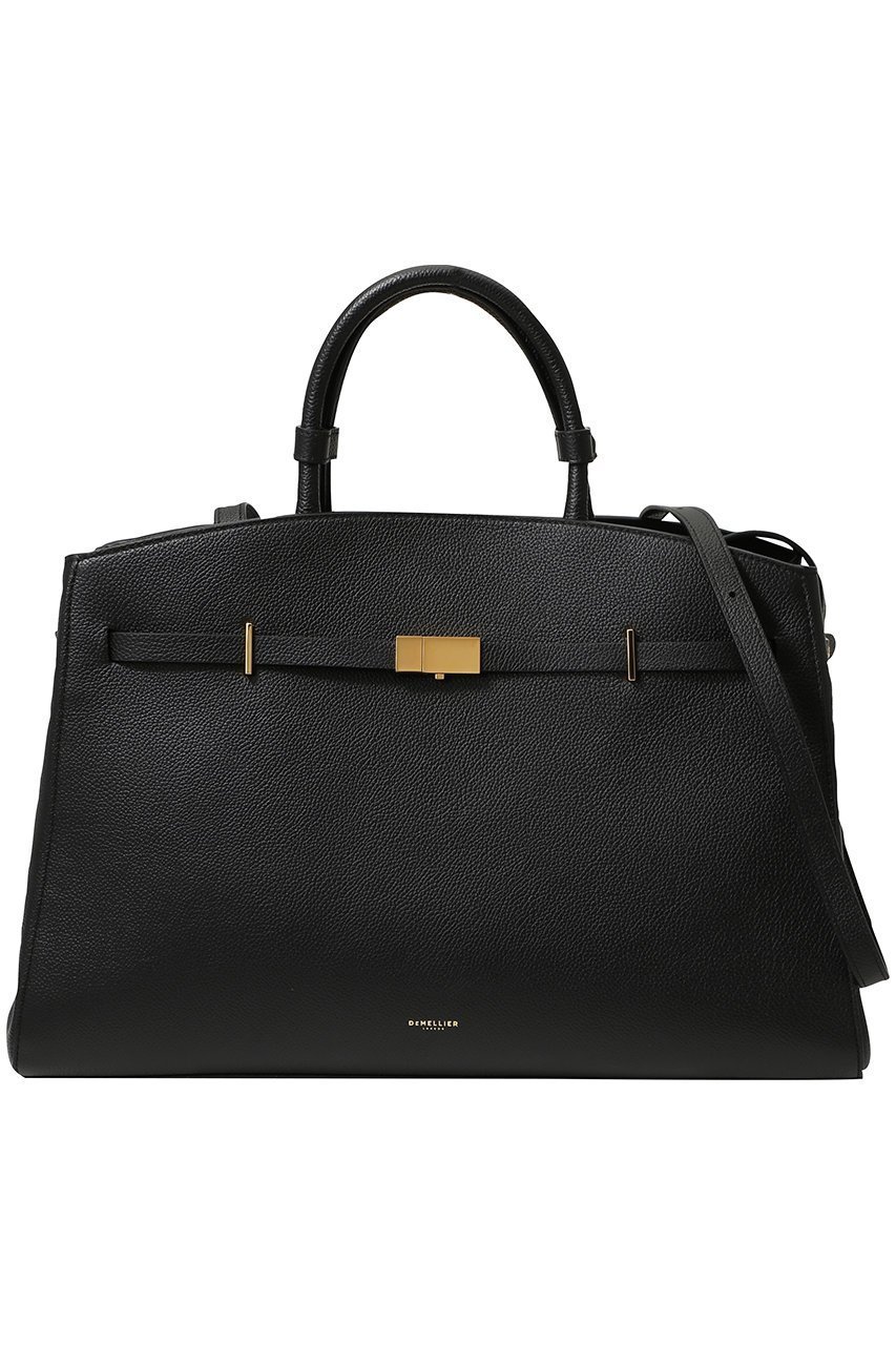 【デメリエー ロンドン/DEMELLIER LONDON】のThe Hudson ハンドバッグ インテリア・キッズ・メンズ・レディースファッション・服の通販 founy(ファニー) 　ファッション　Fashion　レディースファッション　Fashion for Women　バッグ　Bags　フォルム　Silhouette, Form　ラップ　Wrap, Wrap Design　リュクス　Luxury, Elegant, High-End, Chic　ブラック|ID: prp329100004364153 ipo3291000000032783943