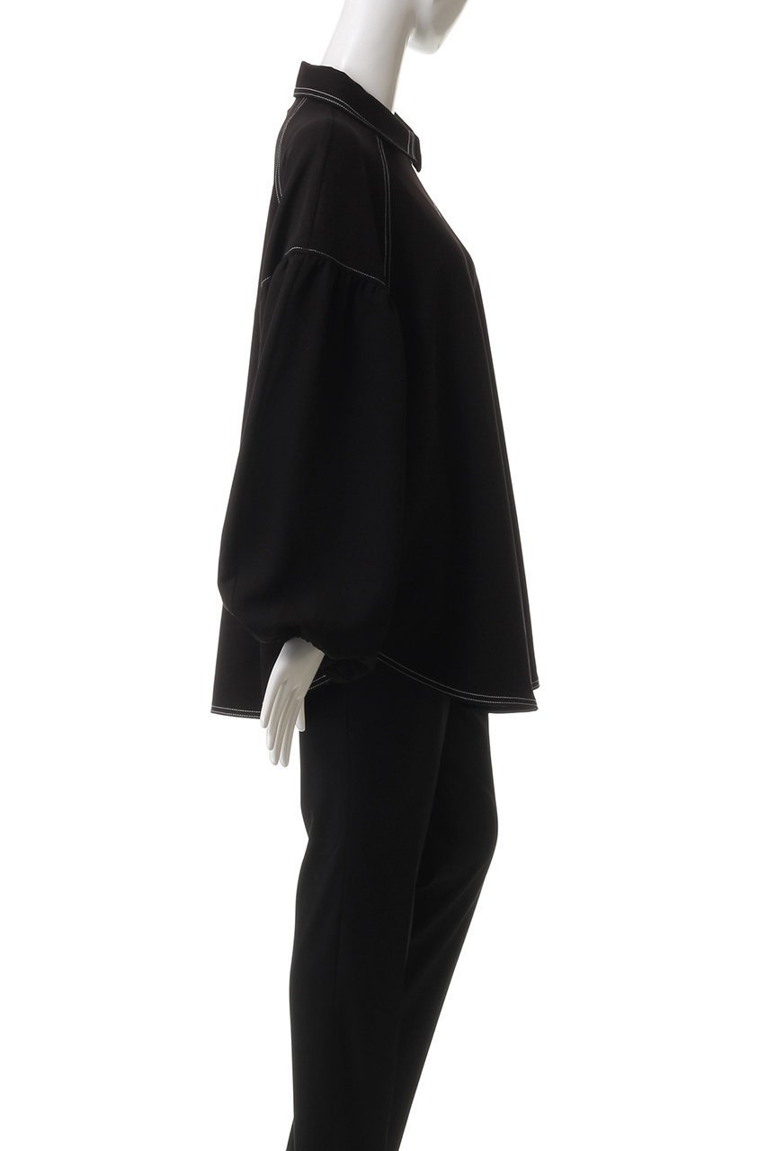 【マノフ/MANOF】のHALF ZIP TOPS/ブラウス 人気、トレンドファッション・服の通販 founy(ファニー) 　ファッション　Fashion　レディースファッション　Fashion for Women　トップス・カットソー　Cut & Sew Tops　シャツ・ブラウス・オフィスカジュアル　Elegant Blouses & Button-Ups　シンプル　Simple, Minimal　スリーブ　Sleeve, Long Sleeve / Short Sleeve　フォーマル　Formal, Dressy　モダン　Modern, Contemporary　リラックス　Relax, Relaxed Fit　ロング　Long, Long-Length　エレガント 上品　Elegant　今季　This Season, Current Season　other-3|ID: prp329100004364155 ipo3291000000032869814