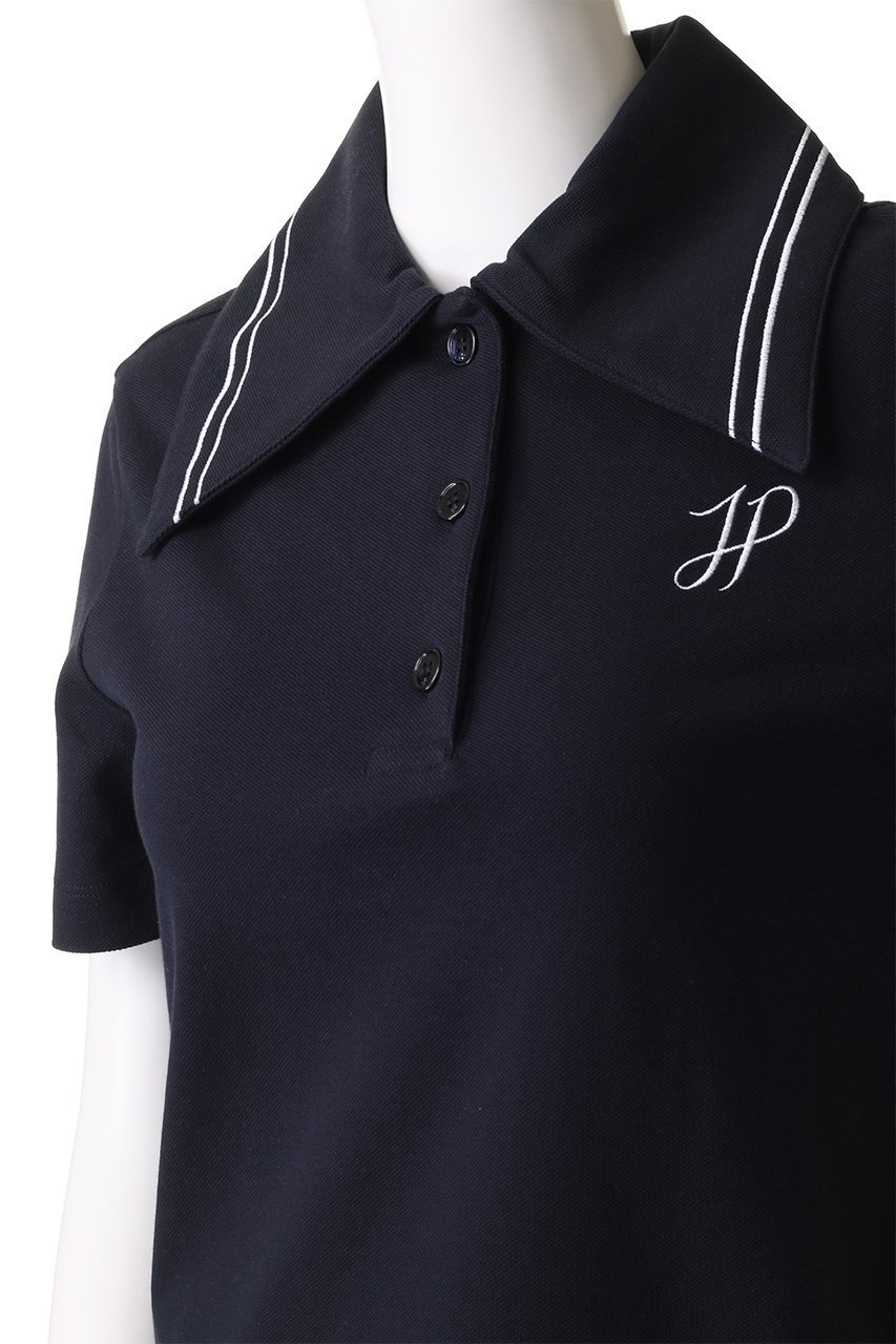 【パトゥ/PATOU】のビックカラーポロシャツ 人気、トレンドファッション・服の通販 founy(ファニー) 　ファッション　Fashion　レディースファッション　Fashion for Women　トップス・カットソー　Cut & Sew Tops　シャツ・ブラウス・オフィスカジュアル　Elegant Blouses & Button-Ups　ポロシャツ・きれいめカジュアル　Smart-Casual Polo Tops　センター　Center, Center Line　デニム　Denim, Jeans Material　トレンド　Trend, Trending Now　ポロシャツ　Polo Shirt, Collared Tee　モダン　Modern, Contemporary　other-5|ID: prp329100004364157 ipo3291000000032869861