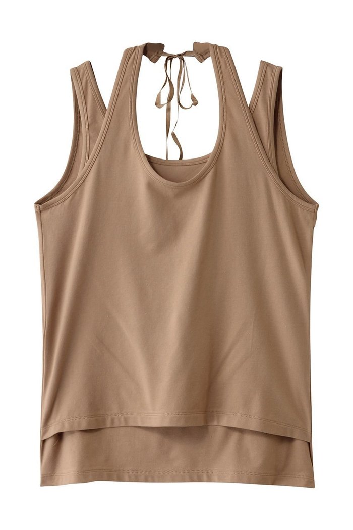 【ルール ロジェット/leur logette】のコットンポリウレタンノースリーブトップ インテリア・キッズ・メンズ・レディースファッション・服の通販 founy(ファニー) https://founy.com/ ファッション Fashion レディースファッション Fashion for Women トップス・カットソー Cut & Sew Tops キャミソール&ノースリーブ Camisoles & Sleeveless Tops シャツ・ブラウス・オフィスカジュアル Elegant Blouses & Button-Ups ロングTシャツ・Tシャツ Longline T-Shirts & Tees カットソー・ベーシックTシャツ Cut-and-Sewn Tops / Stretch Tees & Basics キャミソール Camisole, Spaghetti Strap Top シンプル Simple, Minimal ストレッチ Stretch, Stretchy Fabric タンク Tank Top, Sleeveless Top ノースリーブ Sleeveless, No-Sleeve 夏 Summer 春 Spring S/S・春夏 SS, Spring/Summer, Warm Season |ID: prp329100004364160 ipo3291000000034954229