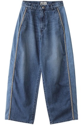 【ルール ロジェット/leur logette】のビジュー付き12ozデニムパンツ 人気、トレンドファッション・服の通販 founy(ファニー) ファッション Fashion レディースファッション Fashion for Women パンツ Pants & Trousers デニムパンツ・ジーンズ・美脚デニム Denim Jeans & Pants スポーティ Sporty, Casual Athletic デニム Denim, Jeans Material トレンド Trend, Trending Now ビジュー Bijou, Jewel-like Accent リュクス Luxury, Elegant, High-End, Chic ロング Long, Long-Length ワイド Wide, Wide Fit |ID:prp329100004364164