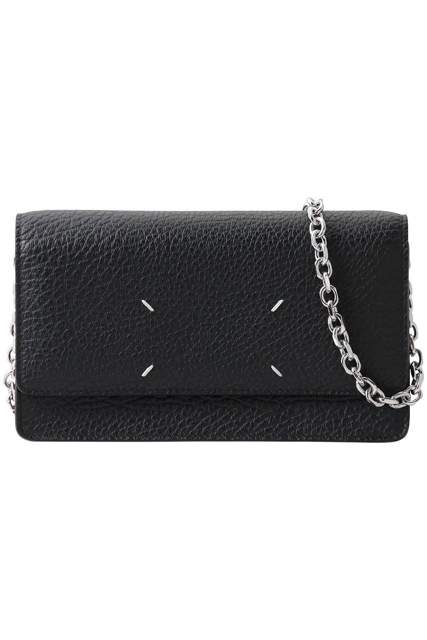 【メゾン マルジェラ/MAISON MARGIELA】の【UNISEX】4ステッチ チェーン ウォレット インテリア・キッズ・メンズ・レディースファッション・服の通販 founy(ファニー) 　ファッション　Fashion　レディースファッション　Fashion for Women　ミニ財布・二つ折り財布　Wallets & Card Cases　ユニセックス　Unisex, Genderless　ウォレット　Wallet　コンパクト　Compact, Small Size　シルバー　Silver, Metallic Silver　シンプル　Simple, Minimal　チェーン　Chain, Chain Strap　ポケット　Pocket, Pocket Detail　財布　Wallet, Purse　ブラック|ID: prp329100004364170 ipo3291000000035791542