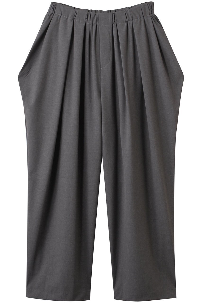 【ミズイロ インド/mizuiro ind】のside drape wide PT パンツ インテリア・キッズ・メンズ・レディースファッション・服の通販 founy(ファニー) 　ファッション　Fashion　レディースファッション　Fashion for Women　パンツ　Pants & Trousers　シンプル　Simple, Minimal　ドレープ　Drape, Draping Fabric　リラックス　Relax, Relaxed Fit　ワイド　Wide, Wide Fit　gray|ID: prp329100004364171 ipo3291000000032931813