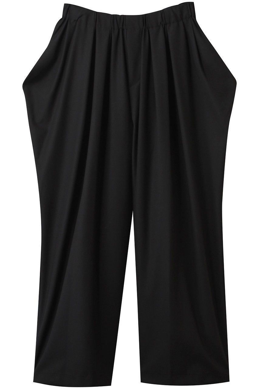 【ミズイロ インド/mizuiro ind】のside drape wide PT パンツ インテリア・キッズ・メンズ・レディースファッション・服の通販 founy(ファニー) 　ファッション　Fashion　レディースファッション　Fashion for Women　パンツ　Pants & Trousers　シンプル　Simple, Minimal　ドレープ　Drape, Draping Fabric　リラックス　Relax, Relaxed Fit　ワイド　Wide, Wide Fit　black|ID: prp329100004364171 ipo3291000000032931823