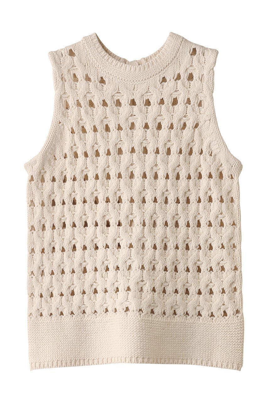 【マルティニーク/martinique】のケーブルアイレットジレ 人気、トレンドファッション・服の通販 founy(ファニー) 　ファッション　Fashion　レディースファッション　Fashion for Women　トップス・カットソー　Cut & Sew Tops　ニット　Knit Tops & Sweaters　ベスト&ジレ / 重ね着スタイル　Vests & Gilets　カジュアルプルオーバー・ニットトップス　Pullovers & Knit Tops / Casual Pullovers　アイレット　Eyelet Lace　インナー　Innerwear　ロング　Long, Long-Length　 other-1|ID: prp329100004364174 ipo3291000000035040894