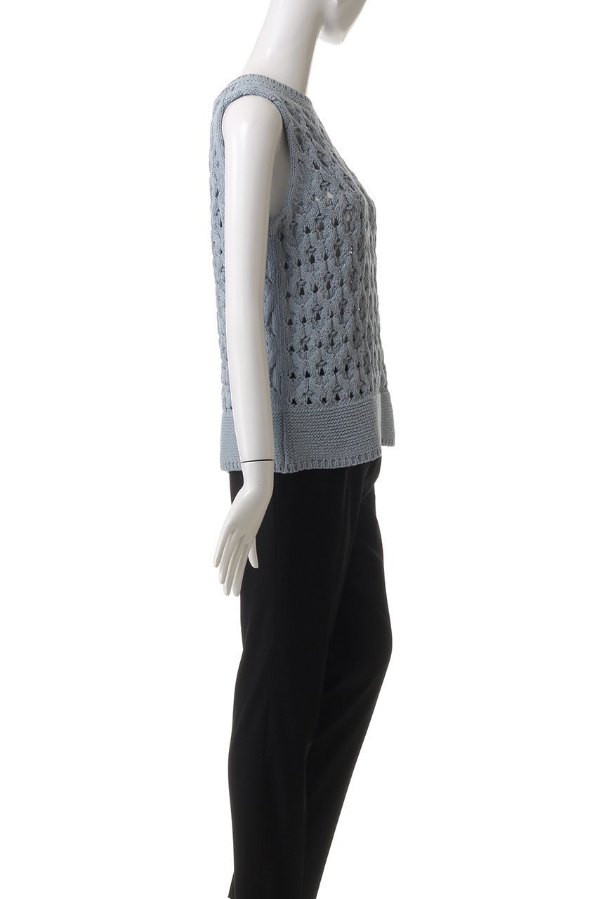 【マルティニーク/martinique】のケーブルアイレットジレ 人気、トレンドファッション・服の通販 founy(ファニー) 　ファッション　Fashion　レディースファッション　Fashion for Women　トップス・カットソー　Cut & Sew Tops　ニット　Knit Tops & Sweaters　ベスト&ジレ / 重ね着スタイル　Vests & Gilets　カジュアルプルオーバー・ニットトップス　Pullovers & Knit Tops / Casual Pullovers　アイレット　Eyelet Lace　インナー　Innerwear　ロング　Long, Long-Length　other-3|ID: prp329100004364174 ipo3291000000035040898