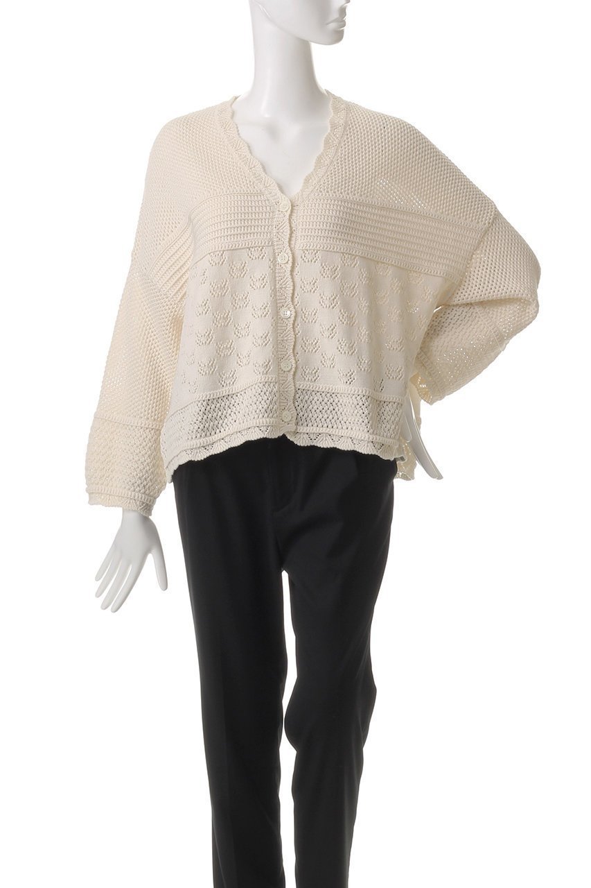 【ナナデコール/nanadecor】のコットンパターンワイドカーディガン 人気、トレンドファッション・服の通販 founy(ファニー) 　ファッション　Fashion　レディースファッション　Fashion for Women　トップス・カットソー　Cut & Sew Tops　カーディガン・羽織り　Layered Style Cardigans　シャツ・ブラウス・オフィスカジュアル　Elegant Blouses & Button-Ups　ロングTシャツ・Tシャツ　Longline T-Shirts & Tees　カットソー・ベーシックTシャツ　Cut-and-Sewn Tops / Stretch Tees & Basics　おすすめ　Recommended / Our Picks　カーディガン　Cardigan, Knitwear　ショルダー　Shoulder, Shoulder Strap　ドロップ　Drop Shoulder, Dropped Style　ワイド　Wide, Wide Fit　エレガント 上品　Elegant　夏　Summer　春　Spring　S/S・春夏　SS, Spring/Summer, Warm Season　other-2|ID: prp329100004364180 ipo3291000000035638536