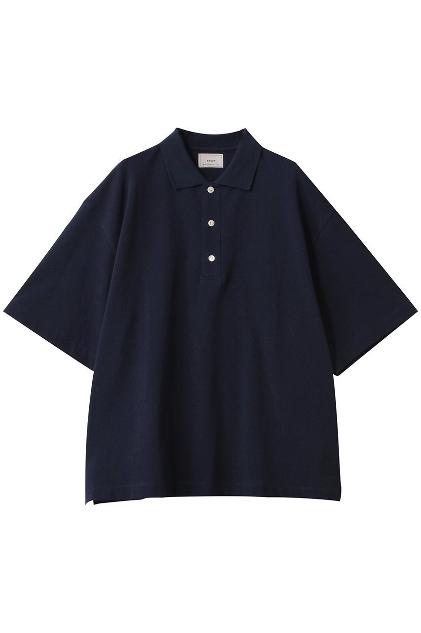 【エビコン/EVCON】の【UNISEX】POLO S/S SHIRT/ポロシャツ インテリア・キッズ・メンズ・レディースファッション・服の通販 founy(ファニー) 　ファッション　Fashion　レディースファッション　WOMEN　トップス・カットソー　Tops/Tshirt　シャツ/ブラウス　Shirts/Blouses　ロング / Tシャツ　T-Shirts　ポロシャツ　Polo Shirts　カットソー　Cut and Sewn　2025年　2025　2025春夏・S/S　Ss,Spring/Summer,2025　ユニセックス　Unisex　ショート　Short　スポーティ　Sporty　スリーブ　Sleeve　ベーシック　Basic　ボトム　Bottom　ポロシャツ　Polo Shirt　エレガント 上品　Elegant　夏　Summer　春　Spring　S/S・春夏　Ss・Spring/Summer　NAVY|ID: prp329100004364184 ipo3291000000030519040