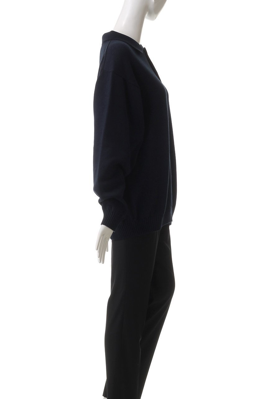 【エビコン/EVCON】の【UNISEX】COTTON KNIT L/S POLO/ニット 人気、トレンドファッション・服の通販 founy(ファニー) 　ファッション　Fashion　レディースファッション　WOMEN　トップス・カットソー　Tops/Tshirt　ニット　Knit Tops　プルオーバー　Pullover　ユニセックス　Unisex　シンプル　Simple　トレンド　Trend　フォルム　Form　リラックス　Relax　夏　Summer　other-3|ID: prp329100004364185 ipo3291000000031340606