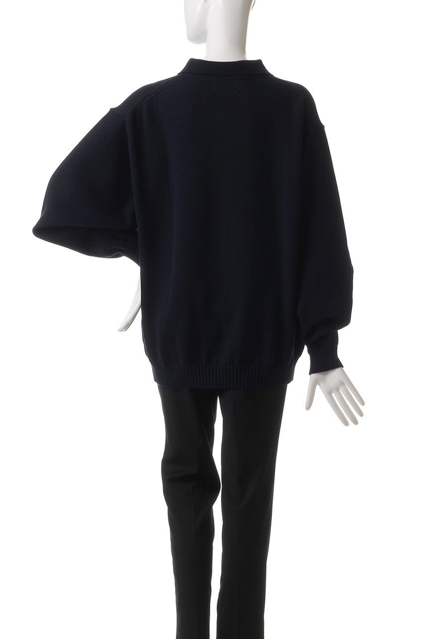 【エビコン/EVCON】の【UNISEX】COTTON KNIT L/S POLO/ニット 人気、トレンドファッション・服の通販 founy(ファニー) 　ファッション　Fashion　レディースファッション　WOMEN　トップス・カットソー　Tops/Tshirt　ニット　Knit Tops　プルオーバー　Pullover　ユニセックス　Unisex　シンプル　Simple　トレンド　Trend　フォルム　Form　リラックス　Relax　夏　Summer　other-4|ID: prp329100004364185 ipo3291000000031340609