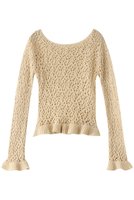 【クラネ/CLANE】のBOAT NECK CROCHET KNIT TOPS/ニット 人気、トレンドファッション・服の通販 founy(ファニー) ファッション Fashion レディースファッション WOMEN トップス・カットソー Tops/Tshirt ニット Knit Tops プルオーバー Pullover 2025年 2025 2025春夏・S/S Ss,Spring/Summer,2025 インナー Inner 夏 Summer 春 Spring S/S・春夏 Ss・Spring/Summer 透かし Watermark |ID:prp329100004364192