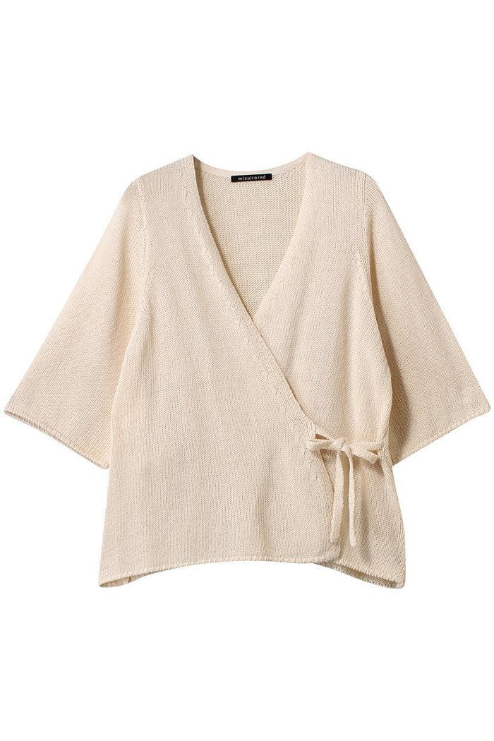 【ミズイロ インド/mizuiro ind】のtape yarn wrap CD カーディガン インテリア・キッズ・メンズ・レディースファッション・服の通販 founy(ファニー) https://founy.com/ ファッション Fashion レディースファッション Fashion for Women トップス・カットソー Cut & Sew Tops ニット Knit Tops & Sweaters カーディガン・羽織り Layered Style Cardigans インナー Innerwear エレガント 上品 Elegant カーディガン Cardigan, Knitwear デニム Denim, Jeans Material フェミニン Feminine, Girly ラップ Wrap, Wrap Design リボン Ribbon, Bow ワイド Wide, Wide Fit 夏 Summer 春 Spring S/S・春夏 SS, Spring/Summer, Warm Season |ID: prp329100004364193 ipo3291000000032953511