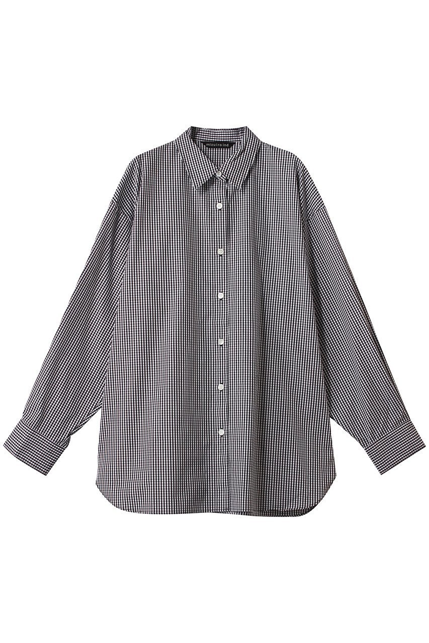 【ミズイロ インド/mizuiro ind】のpatterned mens like wide shirt シャツ インテリア・キッズ・メンズ・レディースファッション・服の通販 founy(ファニー) 　ファッション　Fashion　レディースファッション　WOMEN　トップス・カットソー　Tops/Tshirt　シャツ/ブラウス　Shirts/Blouses　2025年　2025　2025春夏・S/S　Ss,Spring/Summer,2025　シンプル　Simple　スリーブ　Sleeve　リラックス　Relax　ロング　Long　ワイド　Wide　夏　Summer　春　Spring　S/S・春夏　Ss・Spring/Summer　black|ID: prp329100004364194 ipo3291000000030519067