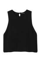 【ミズイロ インド/mizuiro ind】のtape yarn short vest ベスト black|ID:prp329100004364195