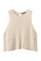 【ミズイロ インド/mizuiro ind】のtape yarn short vest ベスト ivory|ID: prp329100004364195 ipo3291000000032951235