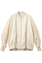 【ミディウミソリッド/MIDIUMISOLID】のvolume slv MA-1.M ジャケット 人気、トレンドファッション・服の通販 founy(ファニー) ファッション Fashion レディースファッション Fashion for Women アウター Coat / Outerwear Collection レディースジャケット・軽アウター Jackets MA-1ジャケット MA-1 Bomber Jackets / Flight Jackets シンプル Simple, Minimal ジップ Zip, Zipper ジャケット Jacket, Outerwear スキニー Skinny, Slim Fit スリーブ Sleeve, Long Sleeve / Short Sleeve トレンド Trend, Trending Now ワイド Wide, Wide Fit thumbnail ivory|ID: prp329100004364196 ipo3291000000032967452