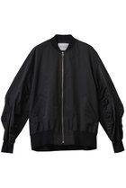 【ミディウミソリッド/MIDIUMISOLID】のvolume slv MA-1.M ジャケット 人気、トレンドファッション・服の通販 founy(ファニー) ファッション Fashion レディースファッション Fashion for Women アウター Coat / Outerwear Collection レディースジャケット・軽アウター Jackets MA-1ジャケット MA-1 Bomber Jackets / Flight Jackets シンプル Simple, Minimal ジップ Zip, Zipper ジャケット Jacket, Outerwear スキニー Skinny, Slim Fit スリーブ Sleeve, Long Sleeve / Short Sleeve トレンド Trend, Trending Now ワイド Wide, Wide Fit thumbnail black|ID: prp329100004364196 ipo3291000000032967454
