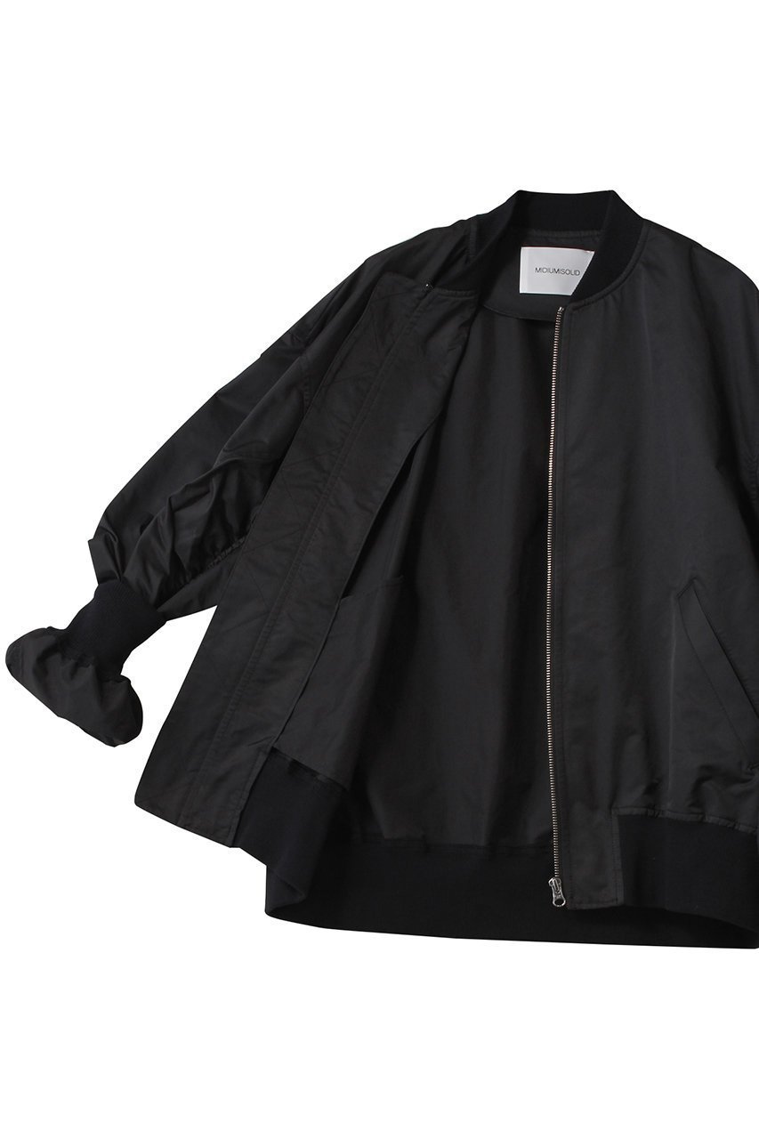 【ミディウミソリッド/MIDIUMISOLID】のvolume slv MA-1.M ジャケット 人気、トレンドファッション・服の通販 founy(ファニー) 　ファッション　Fashion　レディースファッション　Fashion for Women　アウター　Coat / Outerwear Collection　レディースジャケット・軽アウター　Jackets　MA-1ジャケット　MA-1 Bomber Jackets / Flight Jackets　シンプル　Simple, Minimal　ジップ　Zip, Zipper　ジャケット　Jacket, Outerwear　スキニー　Skinny, Slim Fit　スリーブ　Sleeve, Long Sleeve / Short Sleeve　トレンド　Trend, Trending Now　ワイド　Wide, Wide Fit　other-6|ID: prp329100004364196 ipo3291000000032967463