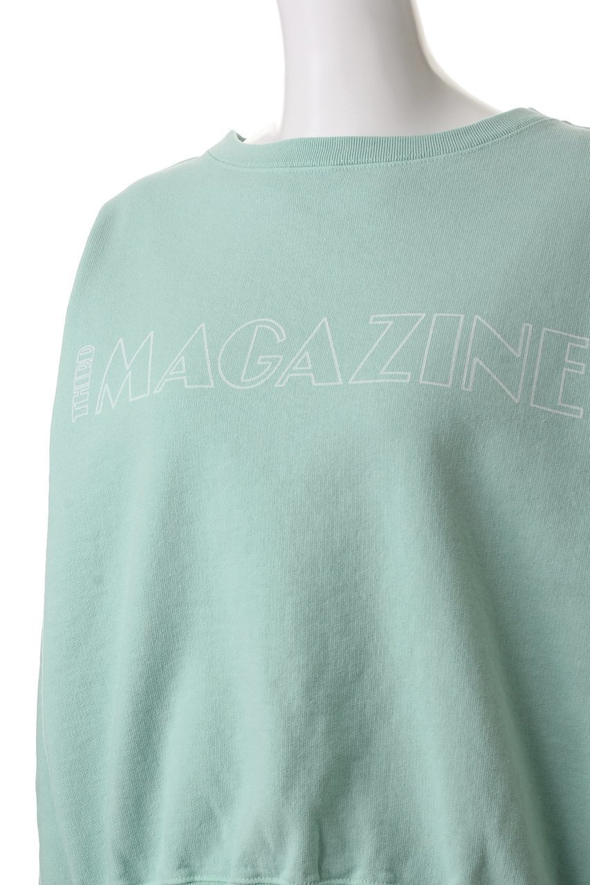 【サードマガジン/THIRD MAGAZINE】のカラーロゴスウェット 人気、トレンドファッション・服の通販 founy(ファニー) 　ファッション　Fashion　レディースファッション　Fashion for Women　トップス・カットソー　Cut & Sew Tops　シャツ・ブラウス・オフィスカジュアル　Elegant Blouses & Button-Ups　レディースパーカー・カジュアルフーディー　Casual Hoodies & Sweatshirts　ロングTシャツ・Tシャツ　Longline T-Shirts & Tees　スウェット・クルーネックトップス　Sweatshirts & Crewnecks / Relaxed Fit Sweat Tops　カットソー・ベーシックTシャツ　Cut-and-Sewn Tops / Stretch Tees & Basics　ショート　Short, Short Length　シンプル　Simple, Minimal　スウェット / スエット　Sweatshirt, Sweatwear　デニム　Denim, Jeans Material　リラックス　Relax, Relaxed Fit　other-5|ID: prp329100004364197 ipo3291000000032879795