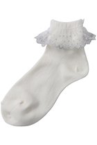 【ポプキンズ/POMPKINS / KIDS】の【KIDS】ラメチュールレースソックス 人気、トレンドファッション・服の通販 founy(ファニー) ファッション Fashion キッズファッション Fashion for Kids シンプル Simple, Minimal ソックス Socks, Hosiery パーティ Party, Party Style レース Lace, Lace Fabric エレガント 上品 Elegant thumbnail オフホワイト|ID: prp329100004364199 ipo3291000000036236130