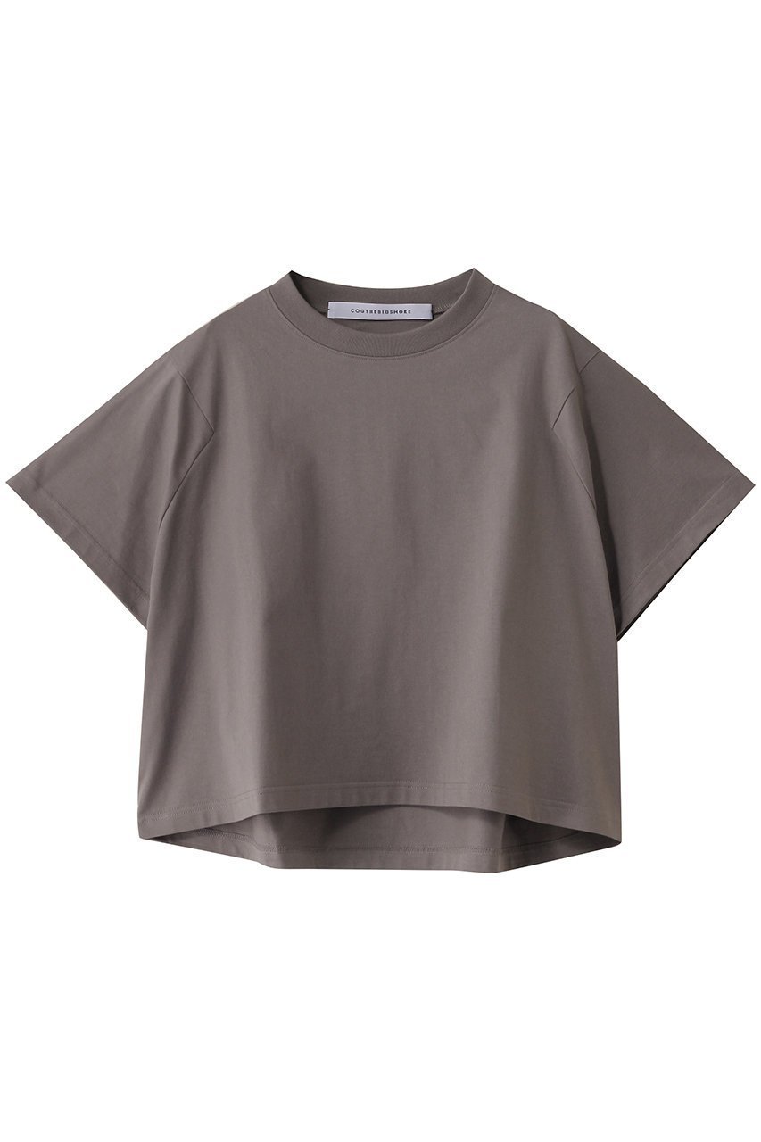 【マルティニーク/martinique】の【COGTHEBIGSMOKE】JEMMA T-SHIRT(一部カラー別注) インテリア・キッズ・メンズ・レディースファッション・服の通販 founy(ファニー) 　ファッション　Fashion　レディースファッション　WOMEN　トップス・カットソー　Tops/Tshirt　シャツ/ブラウス　Shirts/Blouses　ロング / Tシャツ　T-Shirts　カットソー　Cut and Sewn　コレクション　Collection　ショート　Short　シンプル　Simple　ジャージー　Jersey　スリーブ　Sleeve　トレンド　Trend　なめらか　Smooth　別注　Special Order　リアル　Real　ロンドン　London　再入荷　Restock/Back In Stock/Re Arrival　日本製　Made In Japan　2024年　2024　2024春夏・S/S　Ss,Spring/Summer,2024　エレガント 上品　Elegant　グレー|ID: prp329100004364205 ipo3291000000031754369