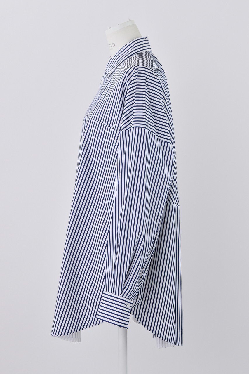 【エンフォルド/ENFOLD】のCOストライプ サークル SH/シャツ 人気、トレンドファッション・服の通販 founy(ファニー) 　ファッション　Fashion　レディースファッション　Fashion for Women　トップス・カットソー　Cut & Sew Tops　シャツ・ブラウス・オフィスカジュアル　Elegant Blouses & Button-Ups　サークル　Circle, Round Design　ストライプ　Stripe, Striped Pattern　スリーブ　Sleeve, Long Sleeve / Short Sleeve　パターン　Pattern, Design Print　モチーフ　Motif, Design Theme　ロング　Long, Long-Length　other-2|ID: prp329100004365345 ipo3291000000032866024