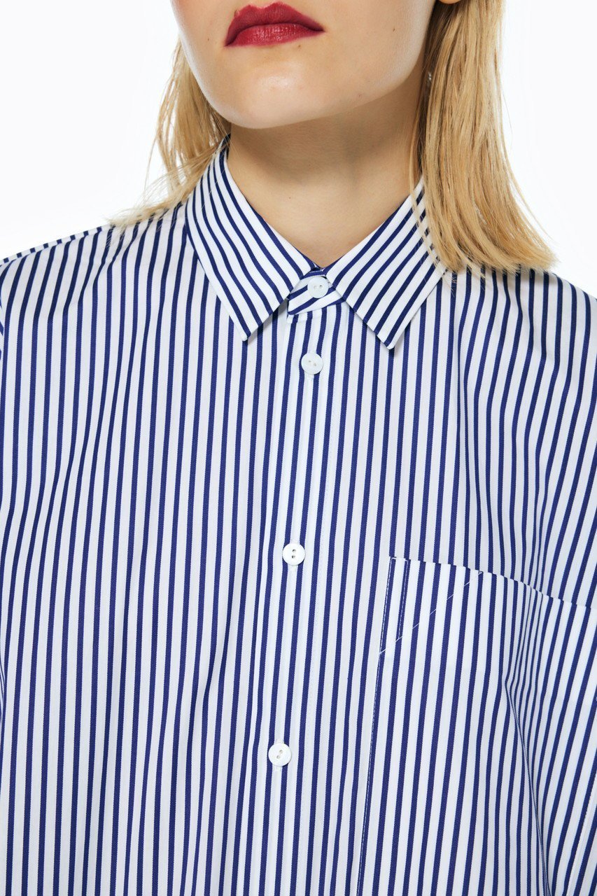 【エンフォルド/ENFOLD】のCOストライプ サークル SH/シャツ 人気、トレンドファッション・服の通販 founy(ファニー) 　ファッション　Fashion　レディースファッション　Fashion for Women　トップス・カットソー　Cut & Sew Tops　シャツ・ブラウス・オフィスカジュアル　Elegant Blouses & Button-Ups　サークル　Circle, Round Design　ストライプ　Stripe, Striped Pattern　スリーブ　Sleeve, Long Sleeve / Short Sleeve　パターン　Pattern, Design Print　モチーフ　Motif, Design Theme　ロング　Long, Long-Length　other-6|ID: prp329100004365345 ipo3291000000032866050