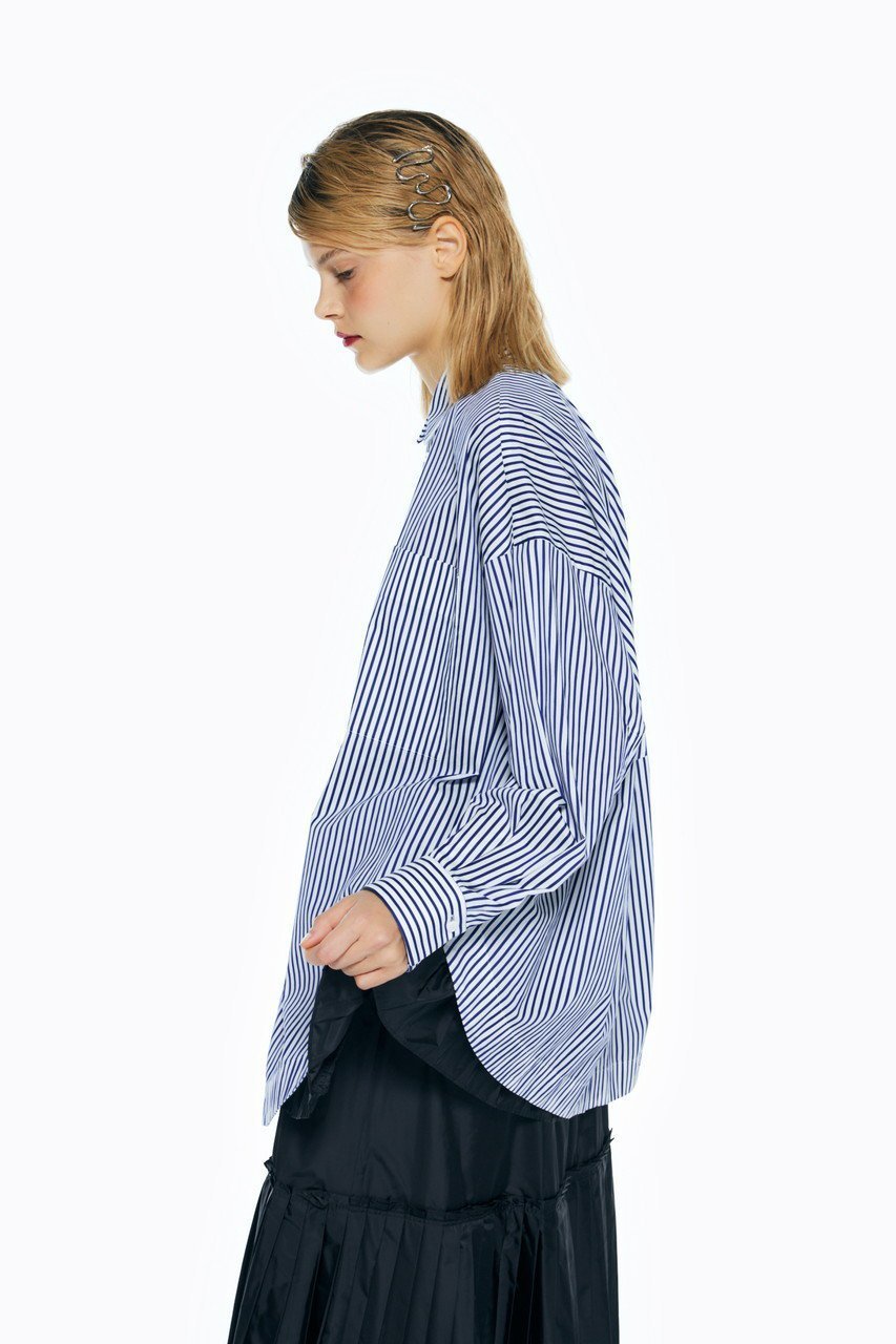 【エンフォルド/ENFOLD】のCOストライプ サークル SH/シャツ 人気、トレンドファッション・服の通販 founy(ファニー) 　ファッション　Fashion　レディースファッション　Fashion for Women　トップス・カットソー　Cut & Sew Tops　シャツ・ブラウス・オフィスカジュアル　Elegant Blouses & Button-Ups　サークル　Circle, Round Design　ストライプ　Stripe, Striped Pattern　スリーブ　Sleeve, Long Sleeve / Short Sleeve　パターン　Pattern, Design Print　モチーフ　Motif, Design Theme　ロング　Long, Long-Length　other-7|ID: prp329100004365345 ipo3291000000036071482