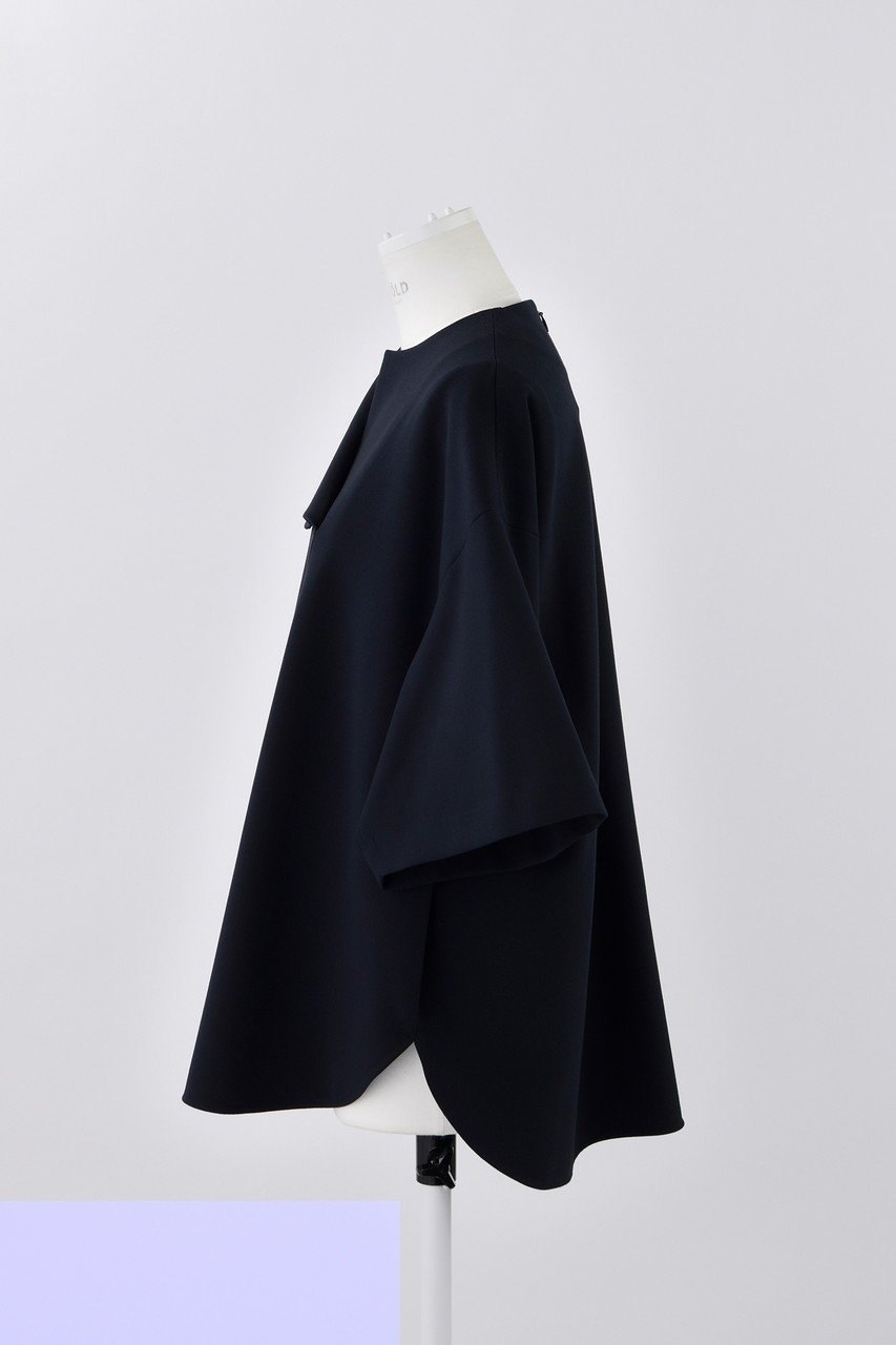 【エンフォルド/ENFOLD】のダブルクロス サークル P.O/プルオーバー 人気、トレンドファッション・服の通販 founy(ファニー) 　ファッション　Fashion　レディースファッション　Fashion for Women　トップス・カットソー　Cut & Sew Tops　シャツ・ブラウス・オフィスカジュアル　Elegant Blouses & Button-Ups　カジュアルプルオーバー・ニットトップス　Pullovers & Knit Tops / Casual Pullovers　サークル　Circle, Round Design　ショート　Short, Short Length　シンプル　Simple, Minimal　スリーブ　Sleeve, Long Sleeve / Short Sleeve　ダブル　Double, Double-Breasted　other-2|ID: prp329100004365349 ipo3291000000032864259