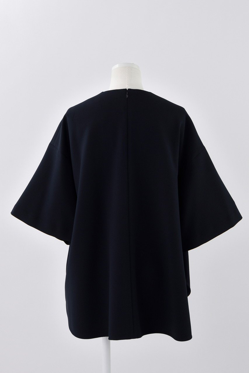 【エンフォルド/ENFOLD】のダブルクロス サークル P.O/プルオーバー 人気、トレンドファッション・服の通販 founy(ファニー) 　ファッション　Fashion　レディースファッション　Fashion for Women　トップス・カットソー　Cut & Sew Tops　シャツ・ブラウス・オフィスカジュアル　Elegant Blouses & Button-Ups　カジュアルプルオーバー・ニットトップス　Pullovers & Knit Tops / Casual Pullovers　サークル　Circle, Round Design　ショート　Short, Short Length　シンプル　Simple, Minimal　スリーブ　Sleeve, Long Sleeve / Short Sleeve　ダブル　Double, Double-Breasted　other-3|ID: prp329100004365349 ipo3291000000032864265