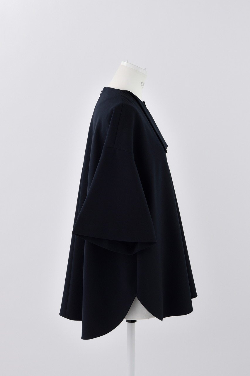 【エンフォルド/ENFOLD】のダブルクロス サークル P.O/プルオーバー 人気、トレンドファッション・服の通販 founy(ファニー) 　ファッション　Fashion　レディースファッション　Fashion for Women　トップス・カットソー　Cut & Sew Tops　シャツ・ブラウス・オフィスカジュアル　Elegant Blouses & Button-Ups　カジュアルプルオーバー・ニットトップス　Pullovers & Knit Tops / Casual Pullovers　サークル　Circle, Round Design　ショート　Short, Short Length　シンプル　Simple, Minimal　スリーブ　Sleeve, Long Sleeve / Short Sleeve　ダブル　Double, Double-Breasted　other-4|ID: prp329100004365349 ipo3291000000032864272
