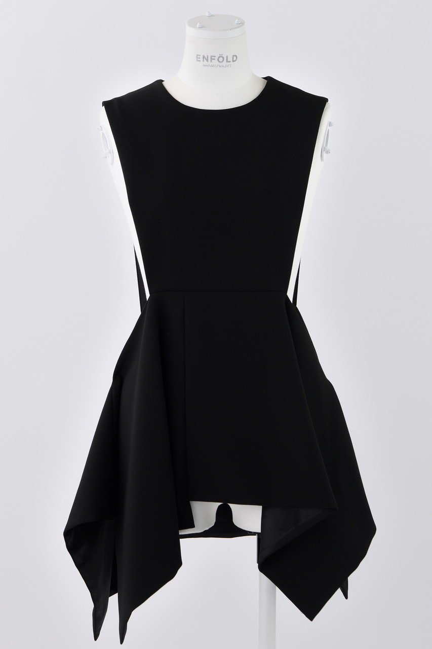 【エンフォルド/ENFOLD】のダブルクロス ドレープベスト インテリア・キッズ・メンズ・レディースファッション・服の通販 founy(ファニー) ファッション Fashion レディースファッション Fashion for Women アウター Coat / Outerwear Collection レディースジャケット・軽アウター Jackets シンプル Simple, Minimal ジャケット Jacket, Outerwear スクエア Square, Square Shape ダブル Double, Double-Breasted ドレープ Drape, Draping Fabric ベスト Vest, Waistcoat ブラック|ID: prp329100004365350 ipo3291000000035825801